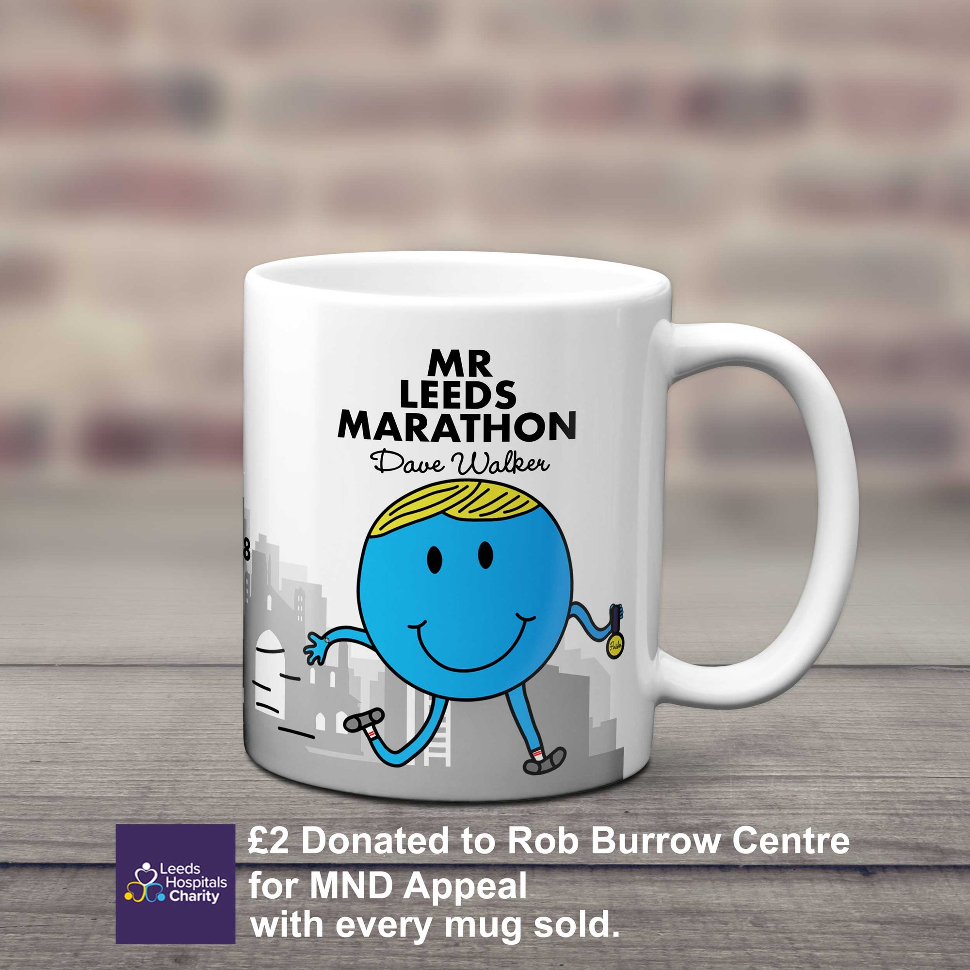Mr Leeds Marathon Personalised Running Mug