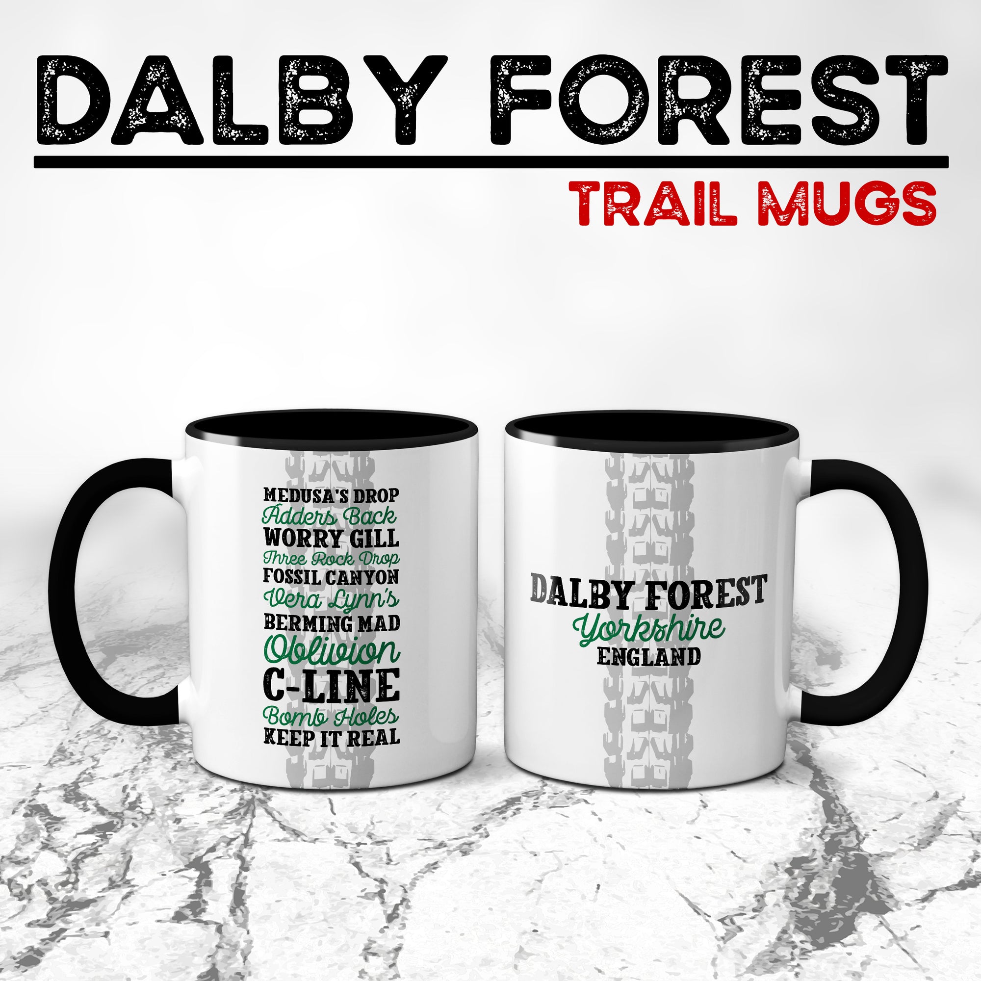 Dalby Forest Mountain Bike Trail Mug