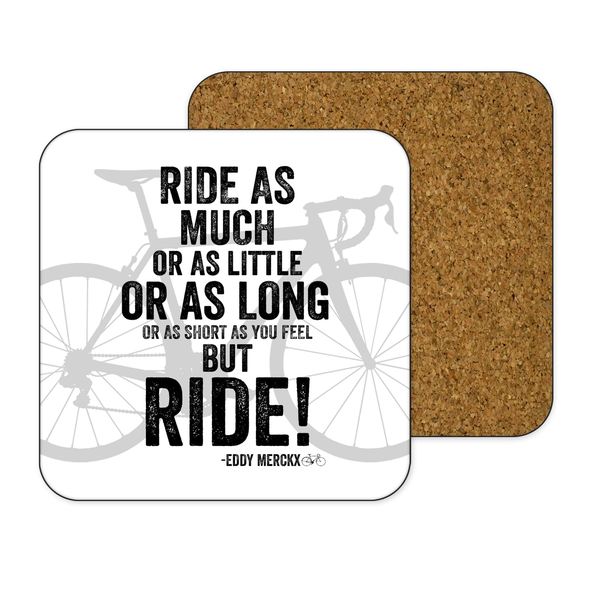 Eddy Merckx Cycling Quote Coater