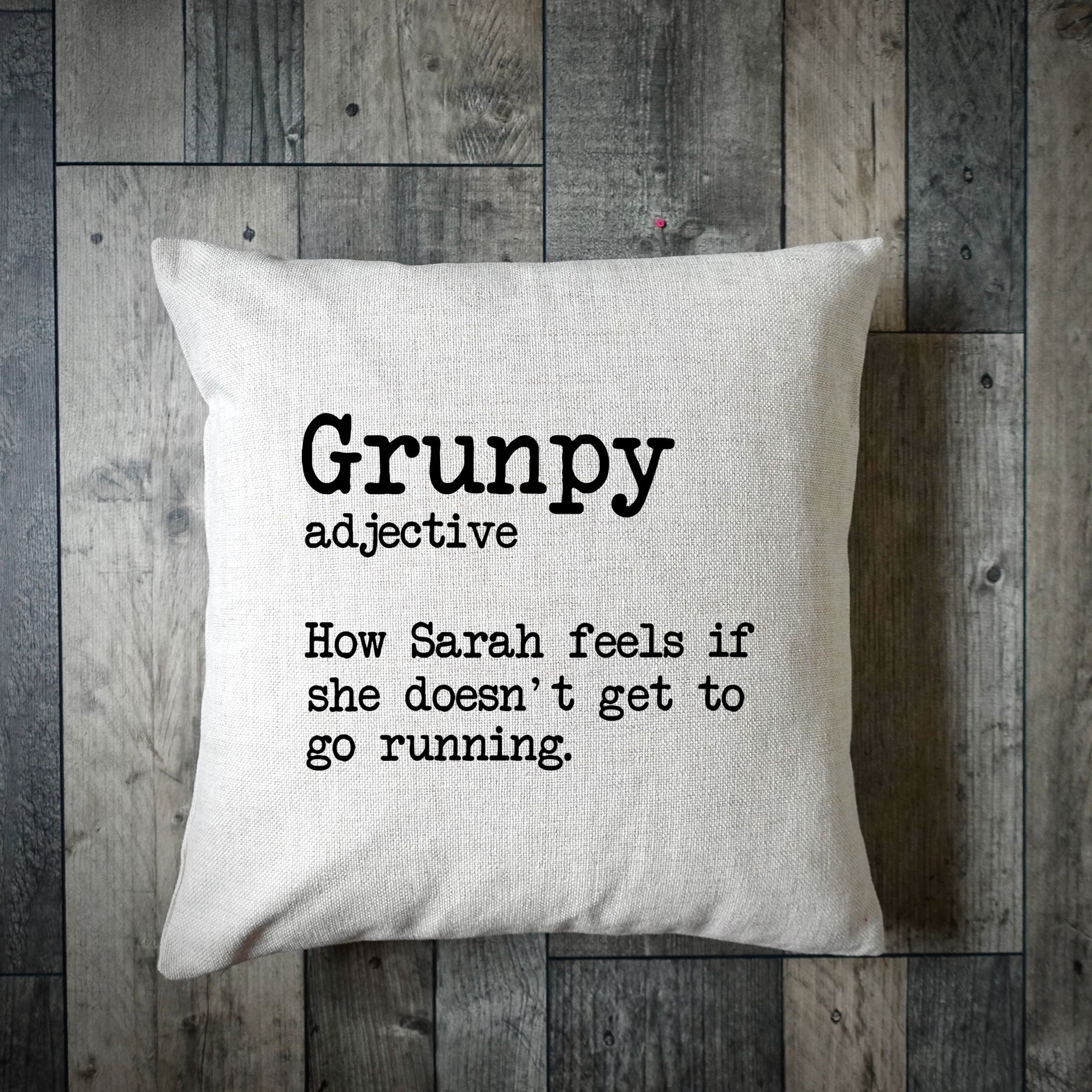 Grunpy Dictionary Definition Runners Cushion