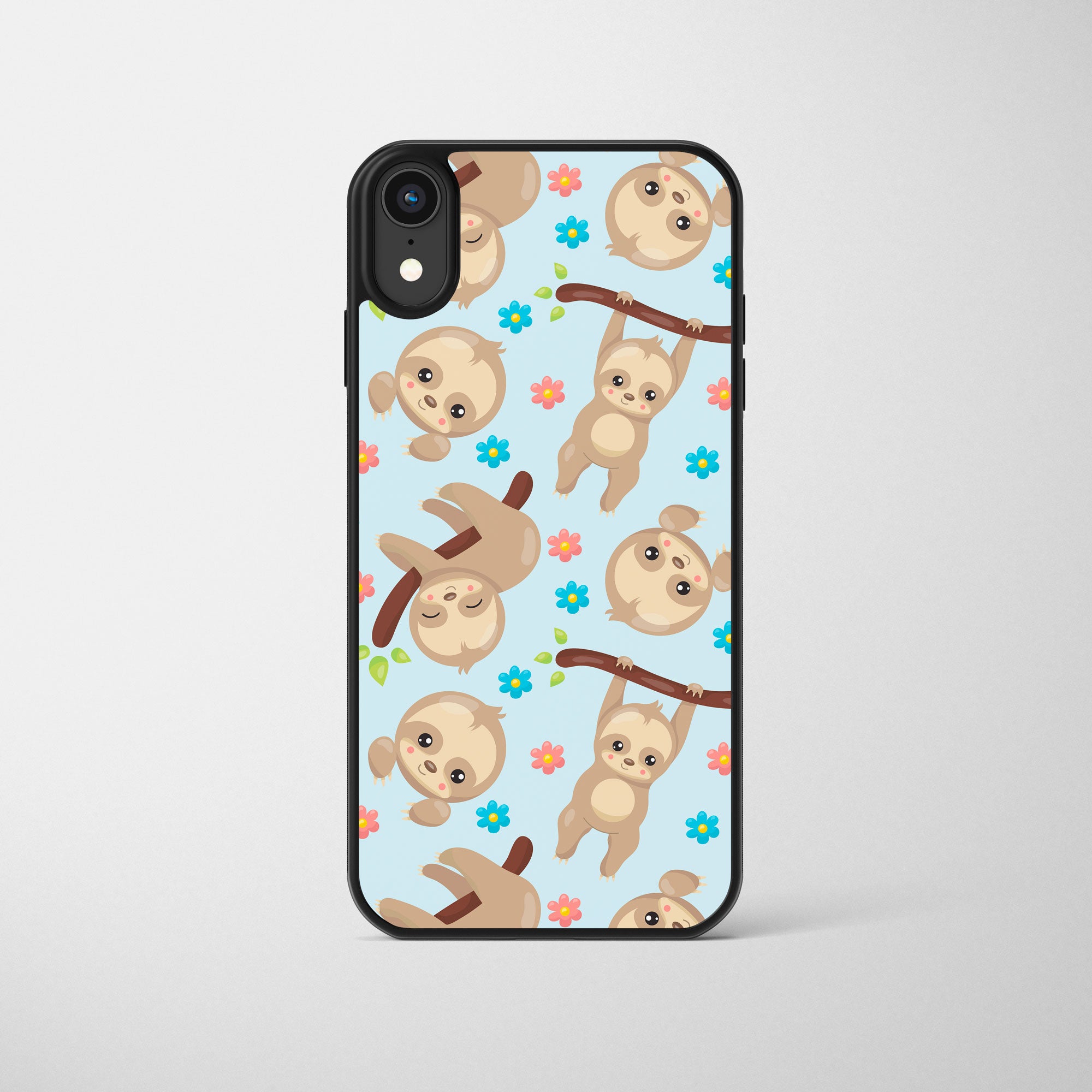 Hanging Cute Sloth Phone Case