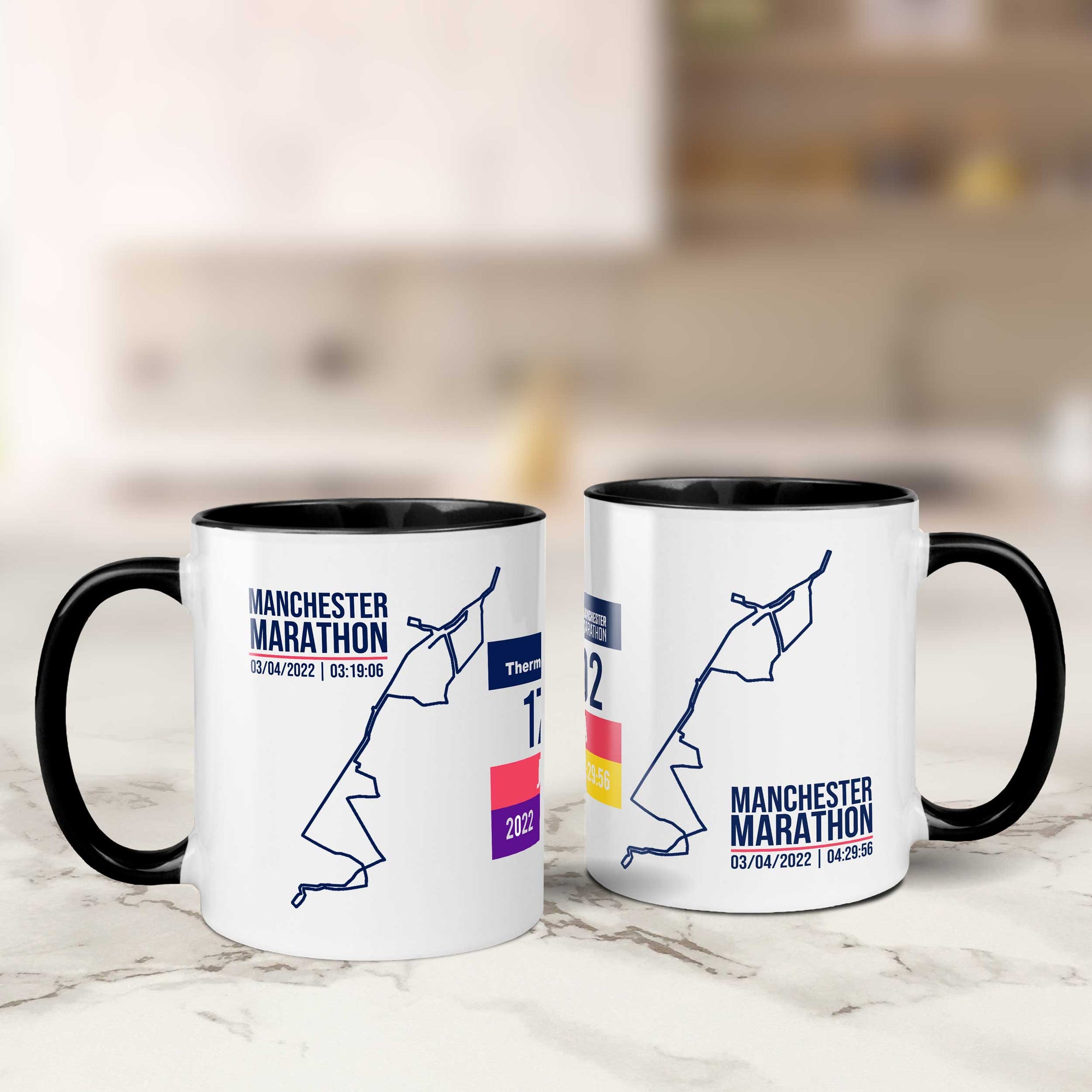 Personalised Manchester Marathon Mugs 2022
