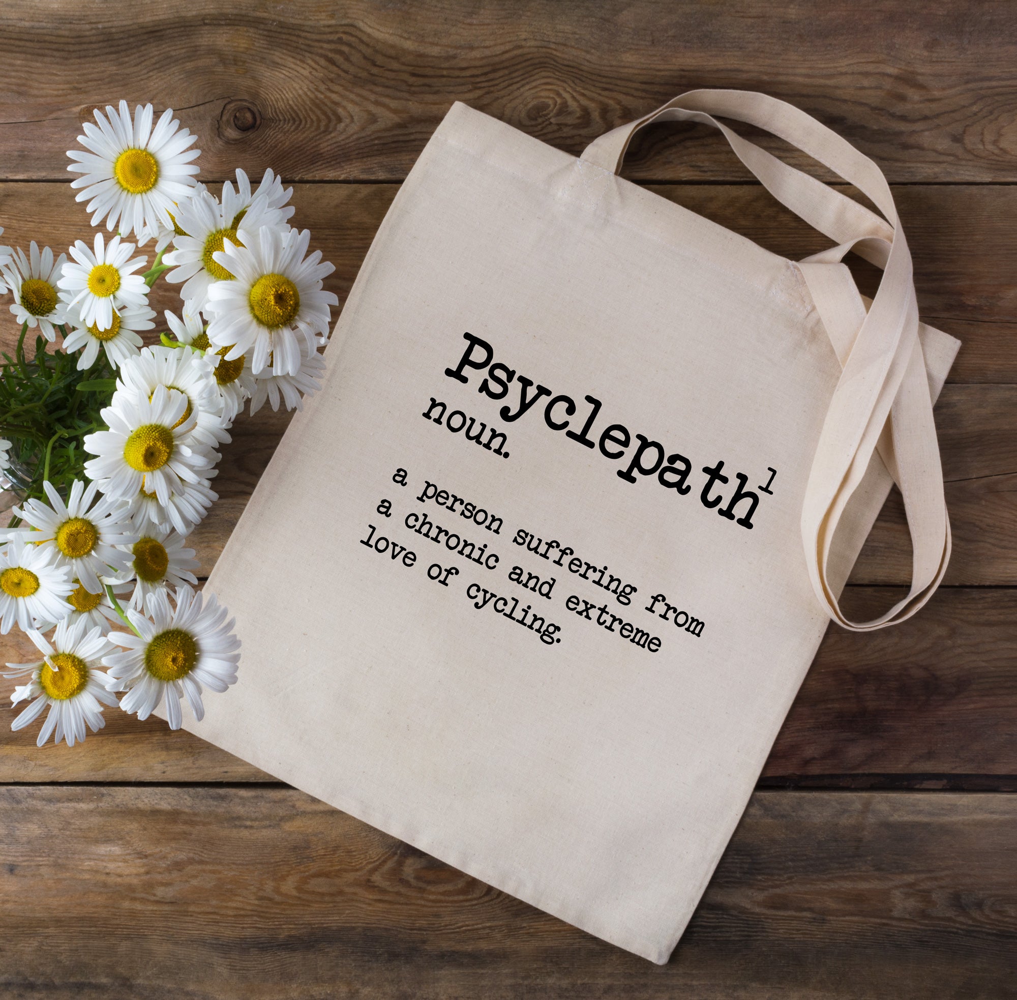Psyclepath Dictionary Cycling Tote Bag
