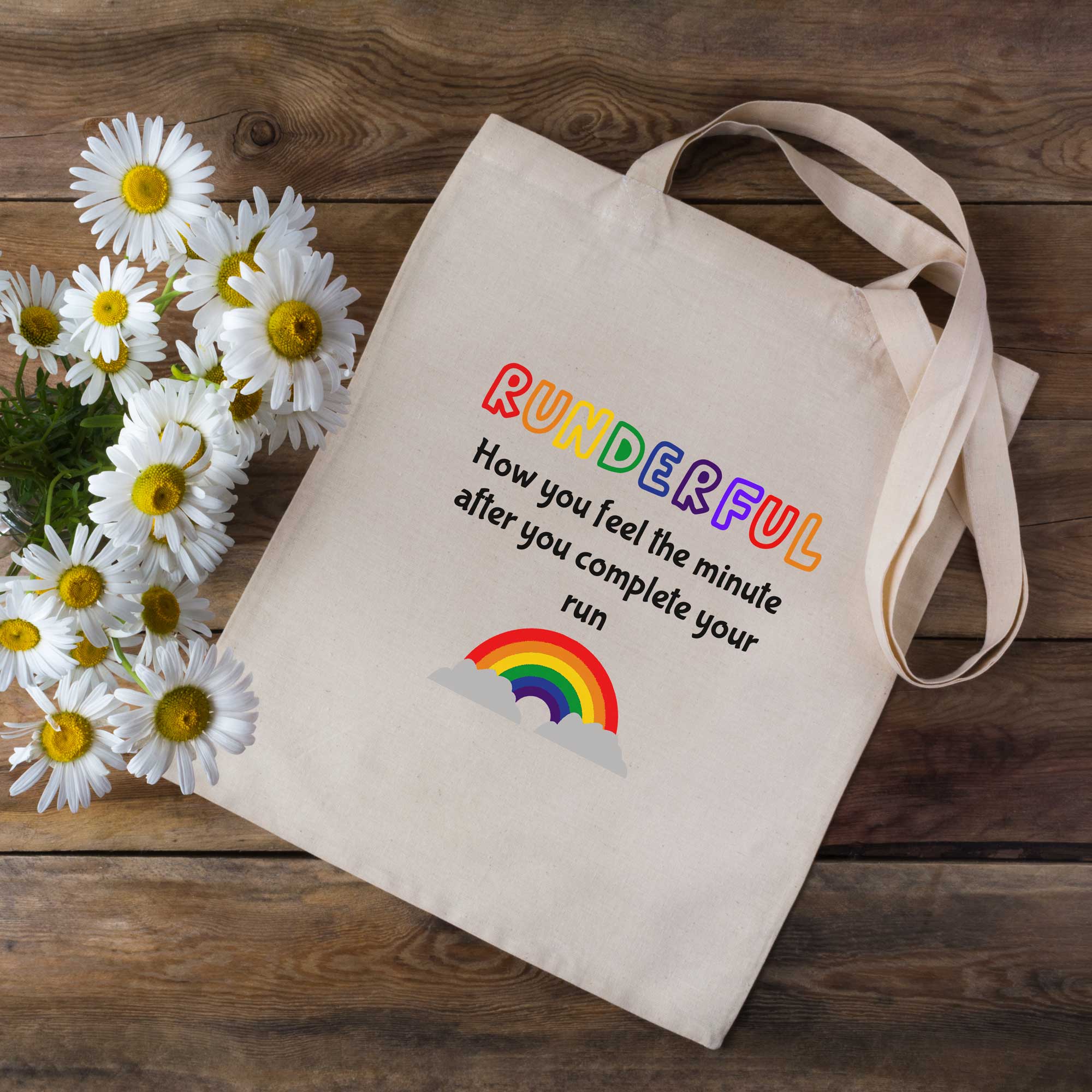 Runderful Rainbow Tote Bag