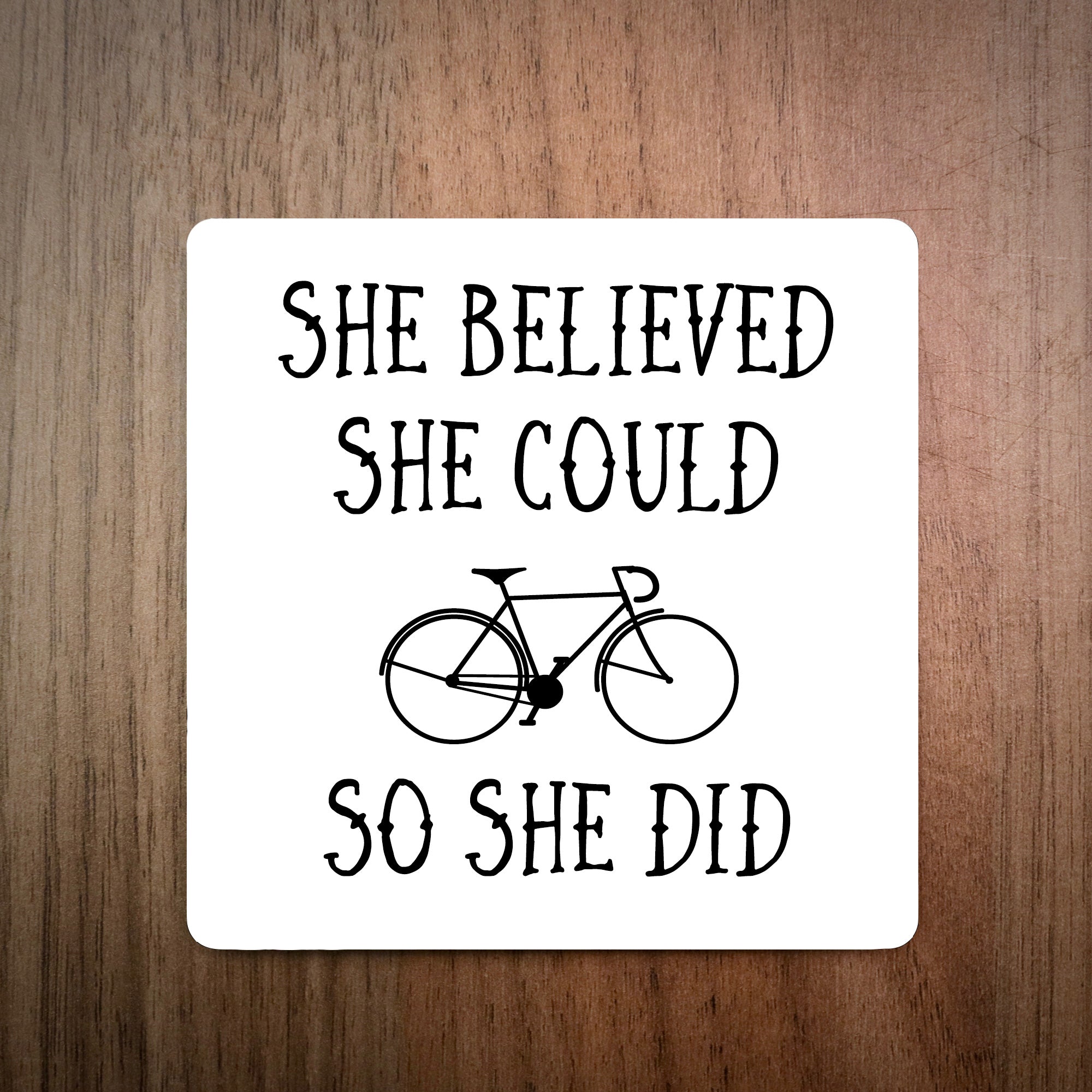 She Believed She Could So She Did Cycling Coaster