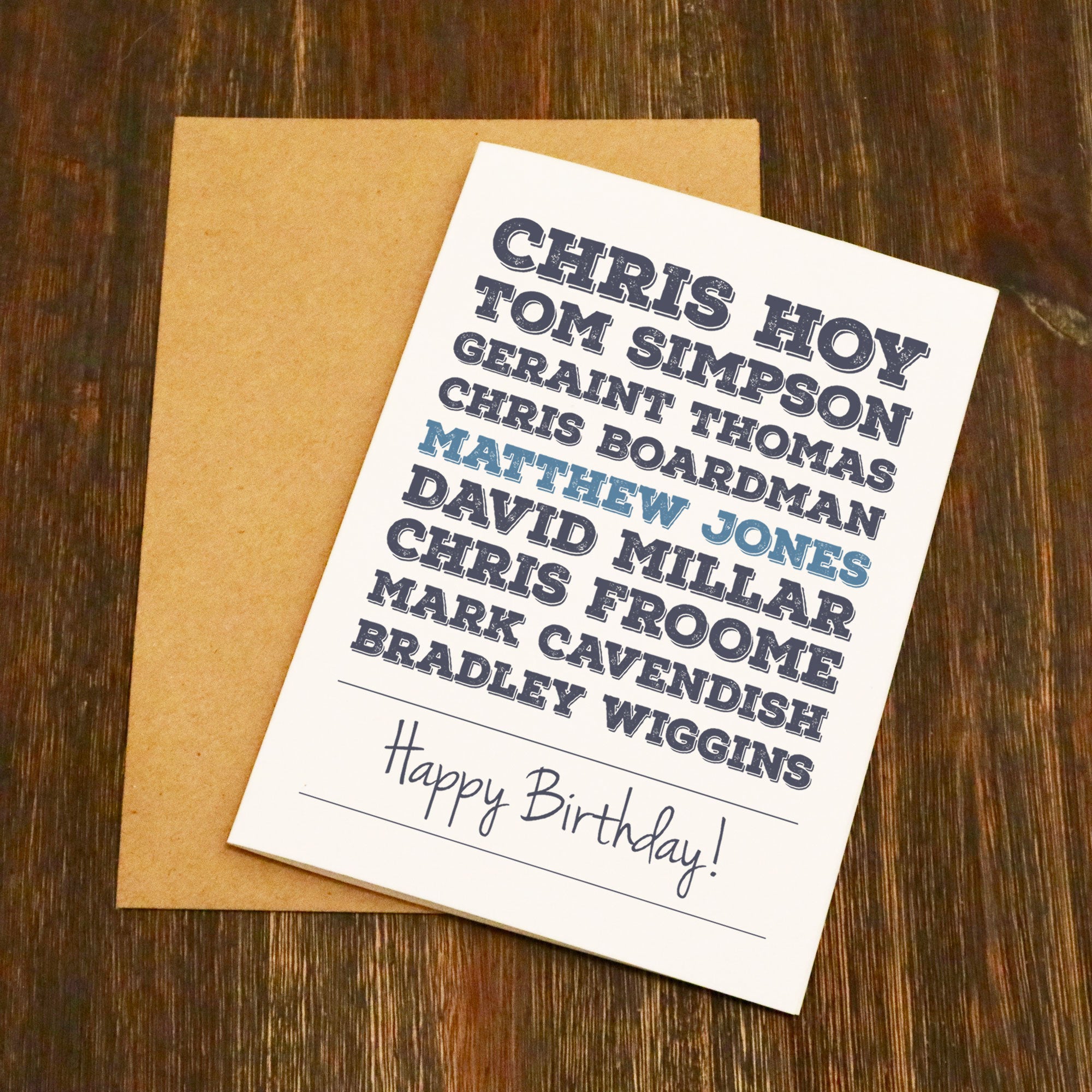 BIRTHDAY CARDS FOR CYCLING FANS