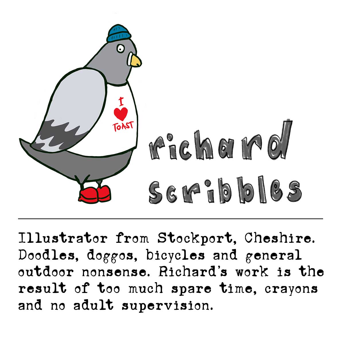 Richard Scribbles X EllieBeanPrints: Doodles, Doggos & Delightful Gifts