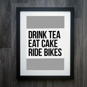 Drink Tea, Eat Cake, Ride Bikes: A Cyclist's Guide to the Good Life in Print