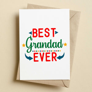The Best Grandad Ever Card
