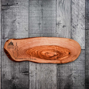 Personalised Cardiff Half Marathon Olive Wood Grazing / Chopping Board – Official Product