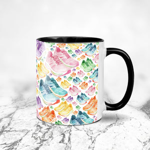 Running Shoes Matching Mug And Coaster