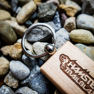 Hamsterley Trailblazers Wooden Keyring