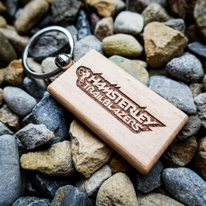 Hamsterley Trailblazers Wooden Keyring