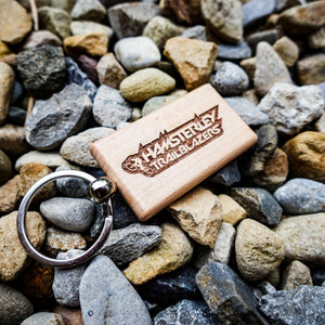 Hamsterley Trailblazers Wooden Keyring