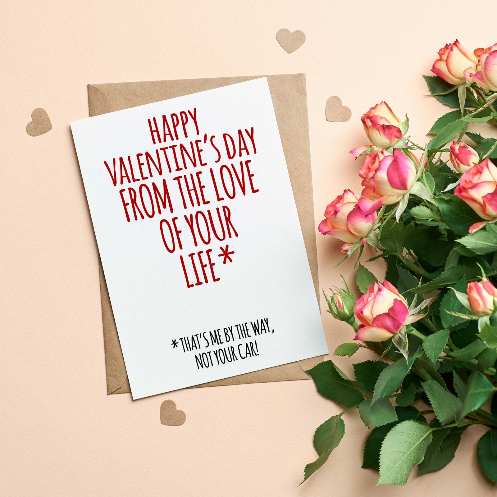 Happy Valentine's From The Love Of Your Life Card - Car