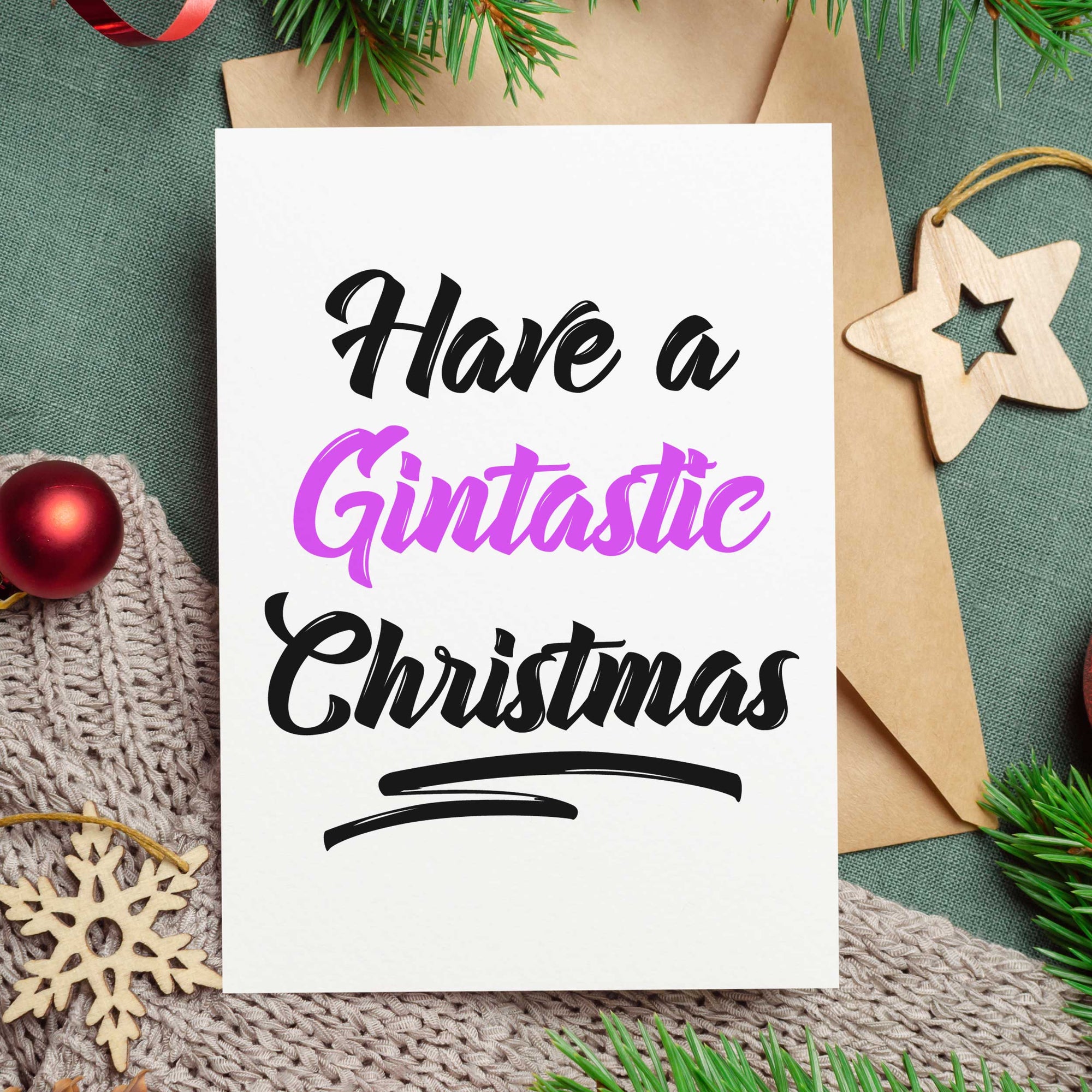 Have A Gintastic Christmas - Christmas Card