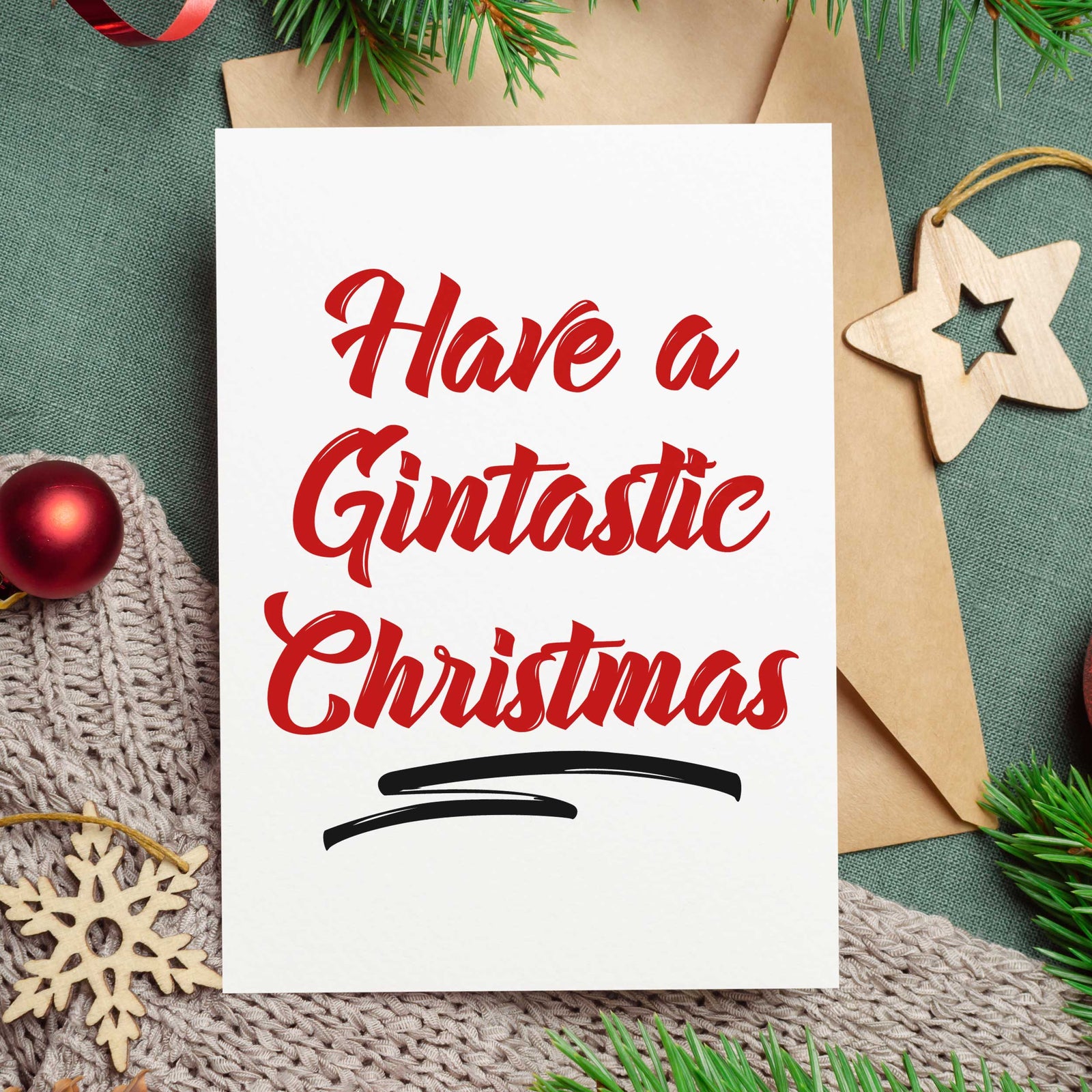 Have A Gintastic Christmas - Christmas Card