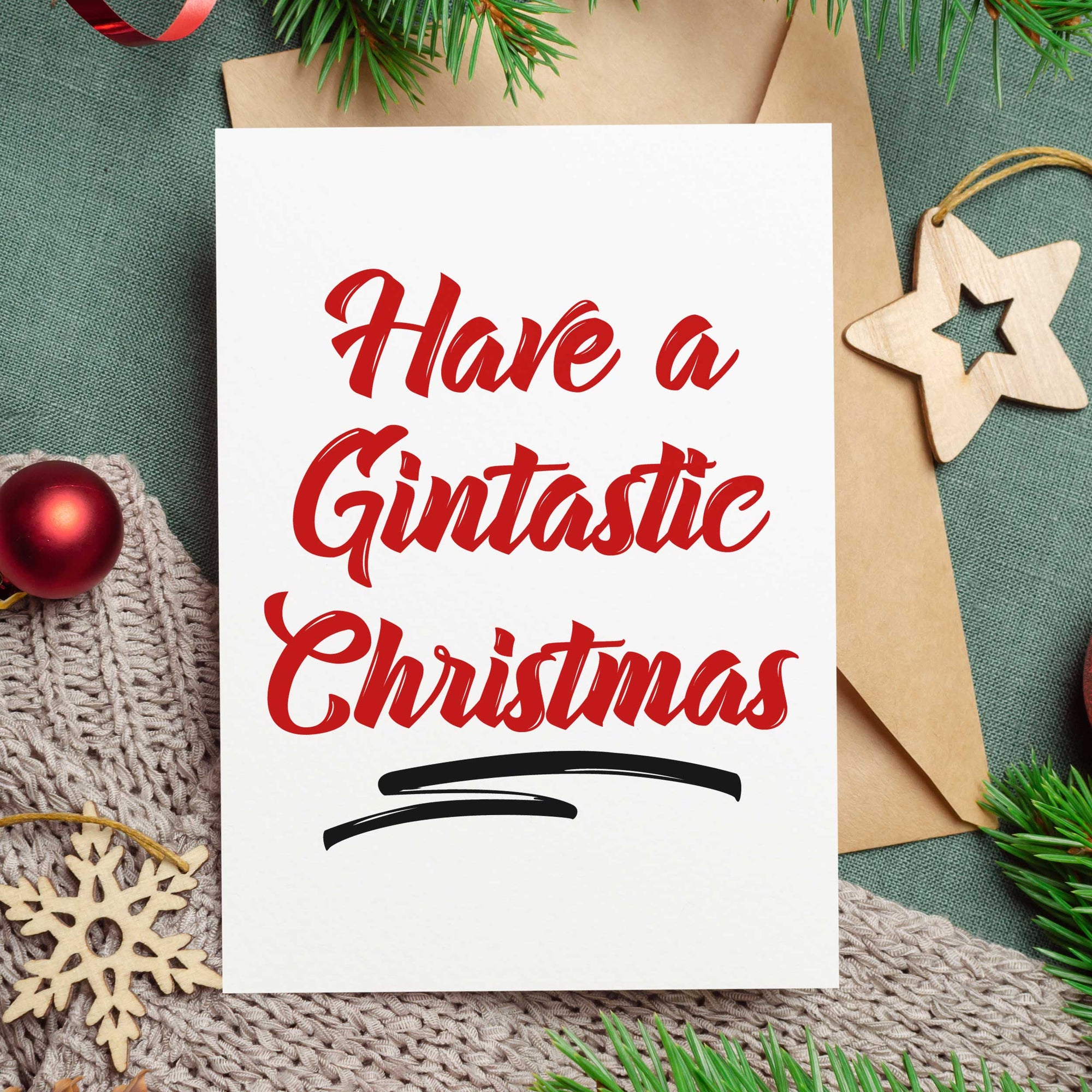 Have A Gintastic Christmas - Christmas Card