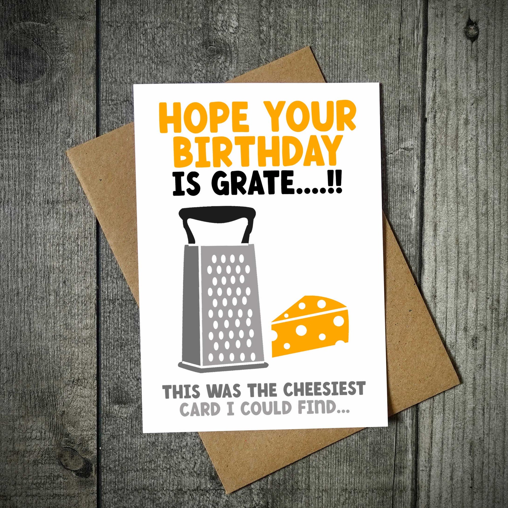 Hope Your Birthday Is Grate Birthday Card