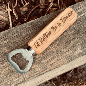 I'd Rather Be In Exmoor Wooden Bottle Opener | Exmoor Gift