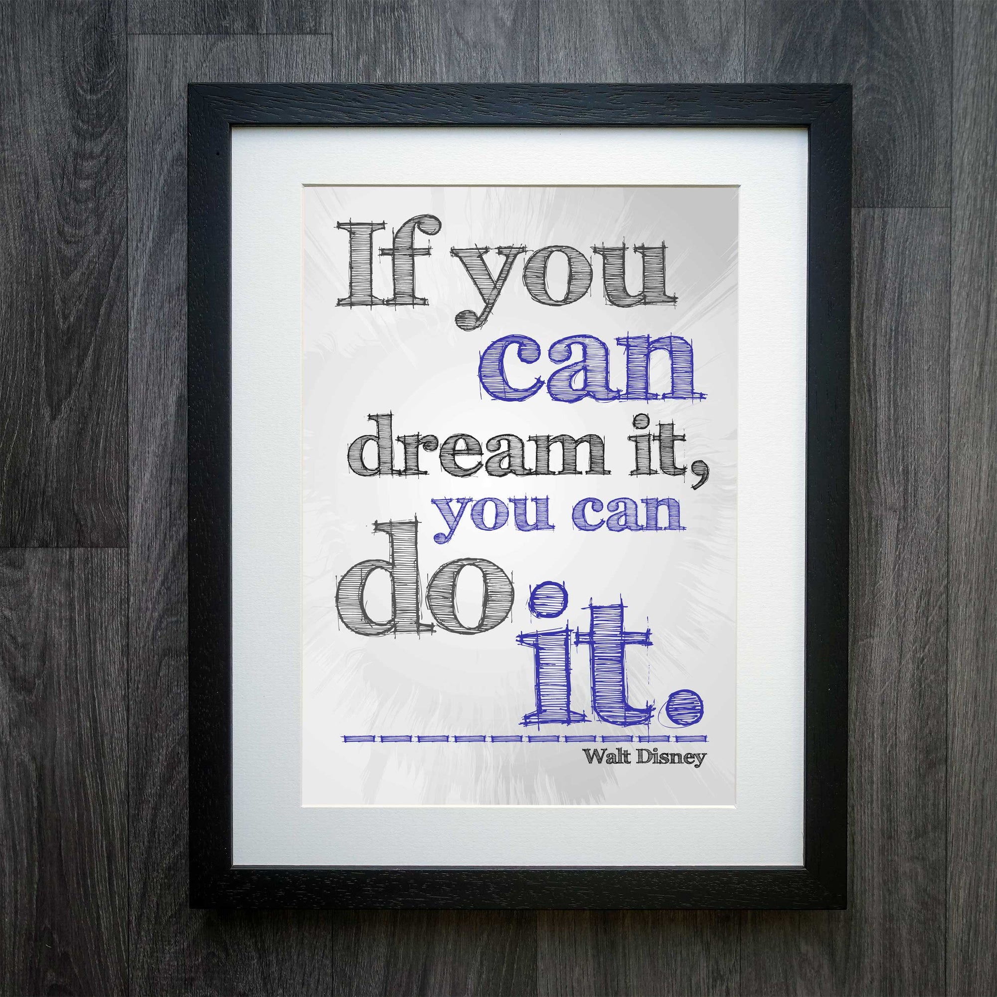 If You Can Dream It, You Can Do It Print: Inspire Your Nursery with Disney Magic