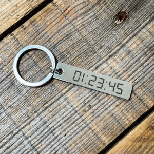 Official Cardiff Half Marathon Personalised Digital Race Time Keyring