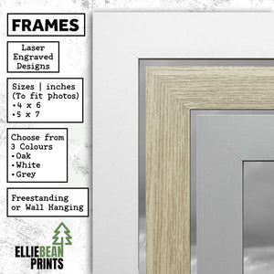 Personalised Mt Kilimanjaro Laser Engraved Frame | Summit Frame
