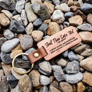 Yorkshire Quotes Wooden Keyring – Funny Sayings with Definitions