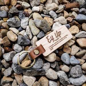 Yorkshire Quotes Wooden Keyring – Funny Sayings with Definitions