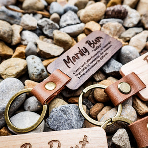 Yorkshire Quotes Wooden Keyring – Funny Sayings with Definitions