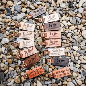 Yorkshire Quotes Wooden Keyring – Funny Sayings with Definitions