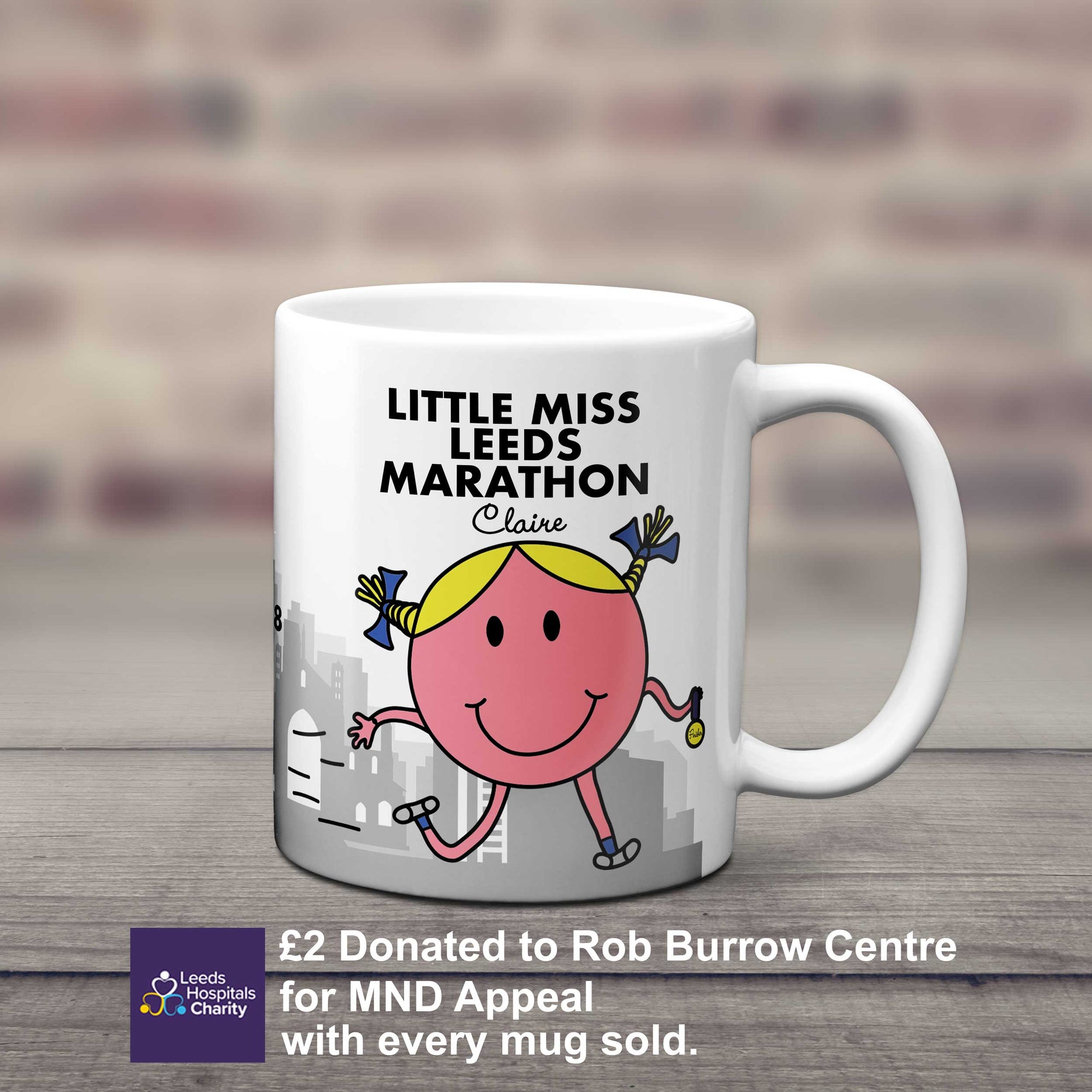 Little Miss Leeds Marathon Personalised Running Mug