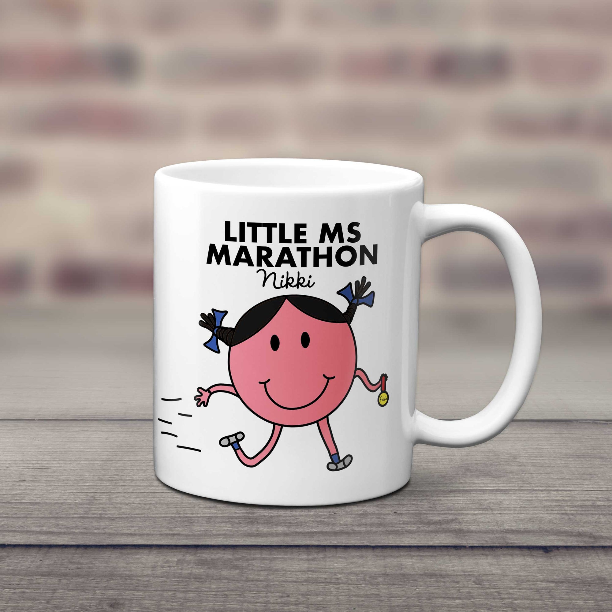Little Ms Marathon/Half Marathon/Ultra Marathon/5K.... Personalised Running Mug