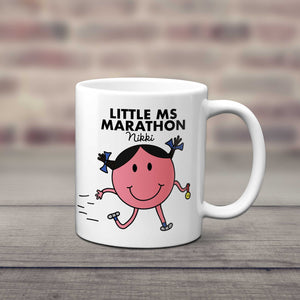 Little Ms Marathon/Half Marathon/Ultra Marathon/5K.... Personalised Running Mug