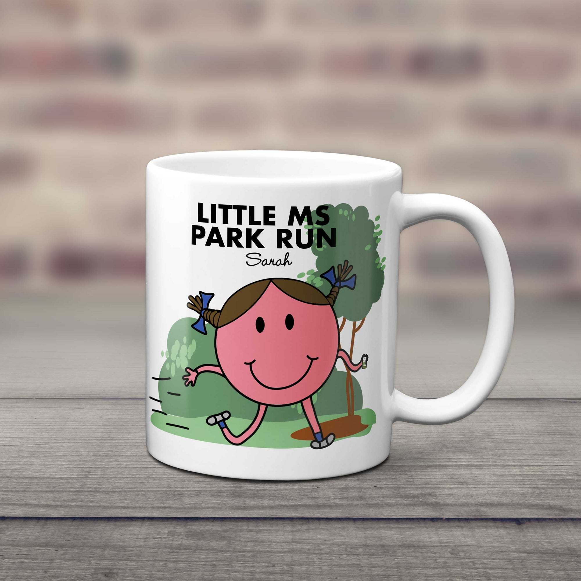 Little Ms Park Run Personalised Running Mug