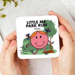 Little Ms Park Run Personalised Running Coaster