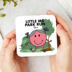 Little Ms Park Run Personalised Running Coaster