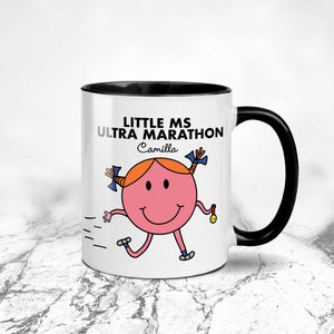 Little Ms Marathon/Half Marathon/Ultra Marathon/5K.... Personalised Running Mug
