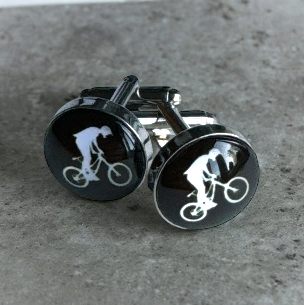 Mountain Bike Cycling Cufflinks