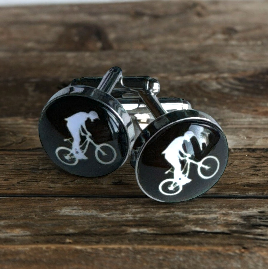 Mountain Bike Cycling Cufflinks