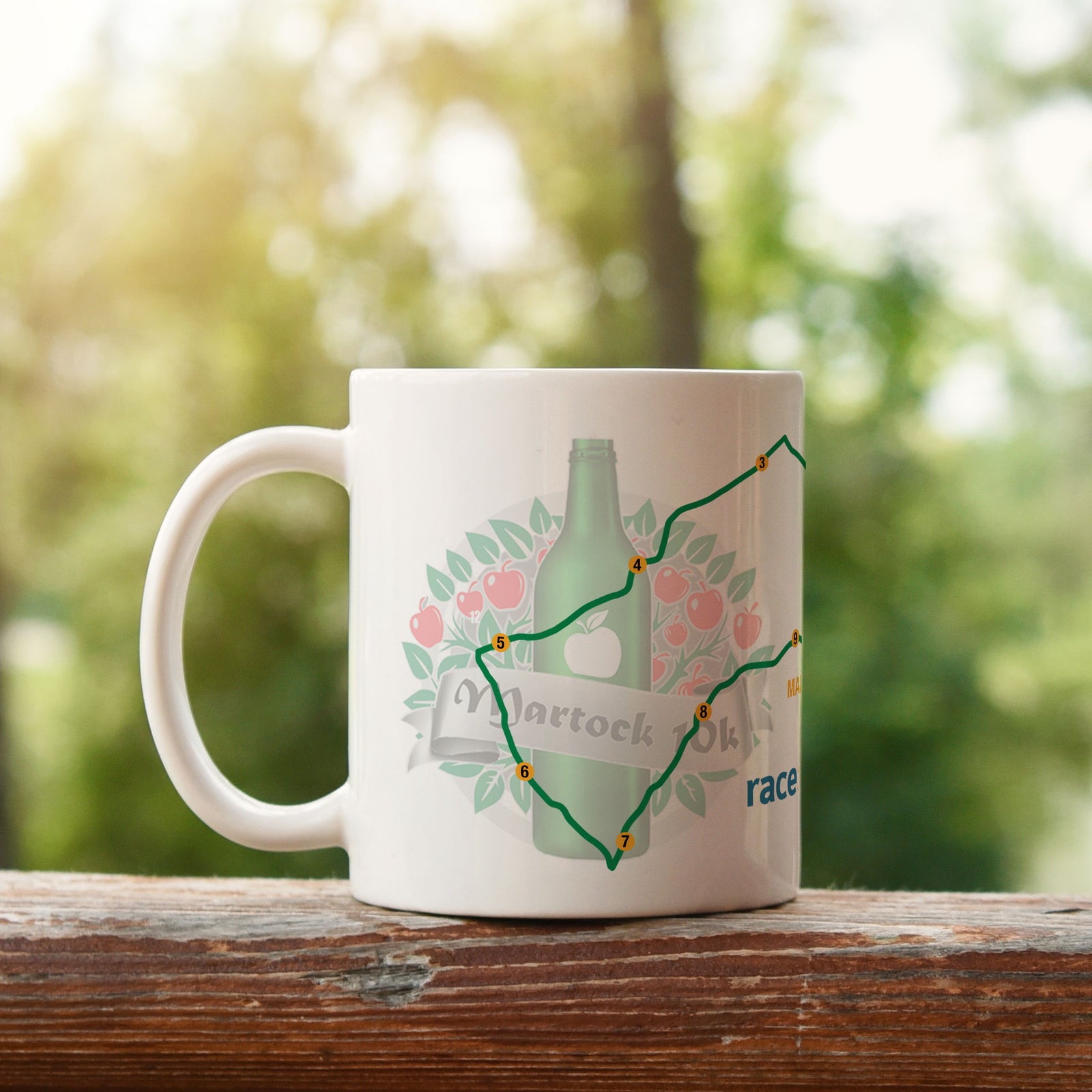 Official Martock 10K Personalised Route Mug