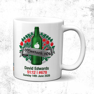 Official Martock 10K Personalised Route Mug