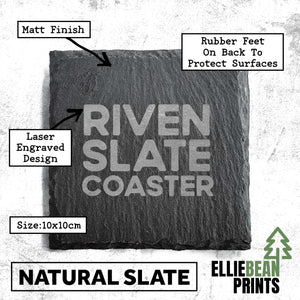 Cyclocross Rider Dictionary Definition Slate Coaster | CX Coaster