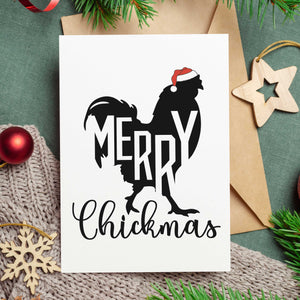 Merry Chickmas Christmas Card