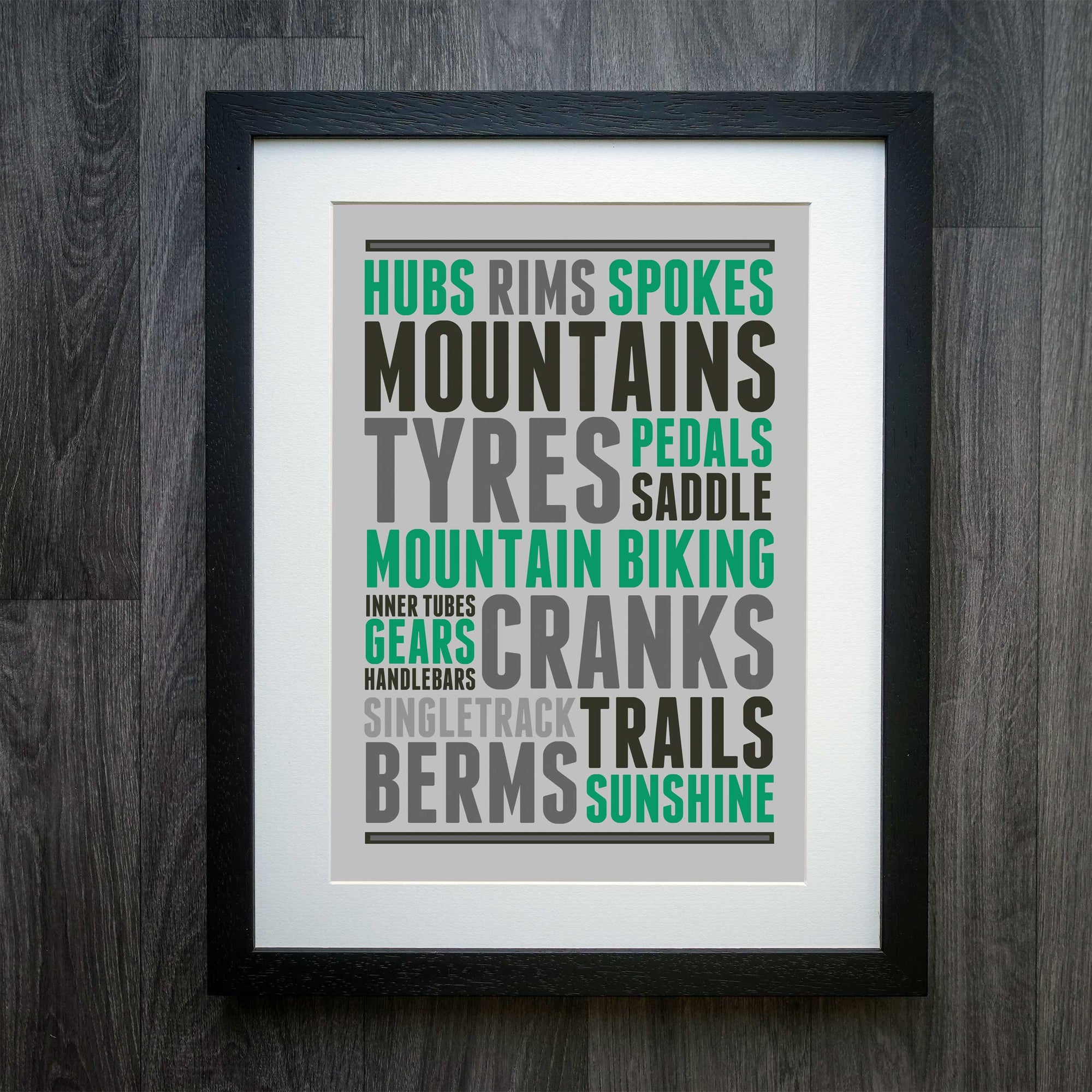 Essence of Mountain Biking : Mountain Biking Print