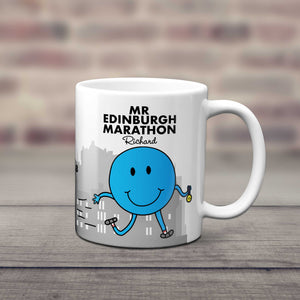 Mr Edinburgh Marathon Personalised Running Mug