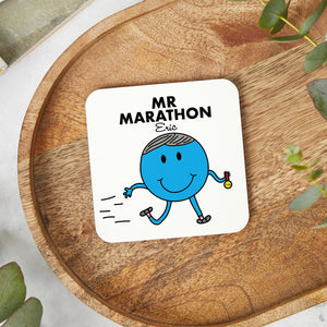 Mr Marathon/Half Marathon/Ultra/10k Personalised Running Coaster