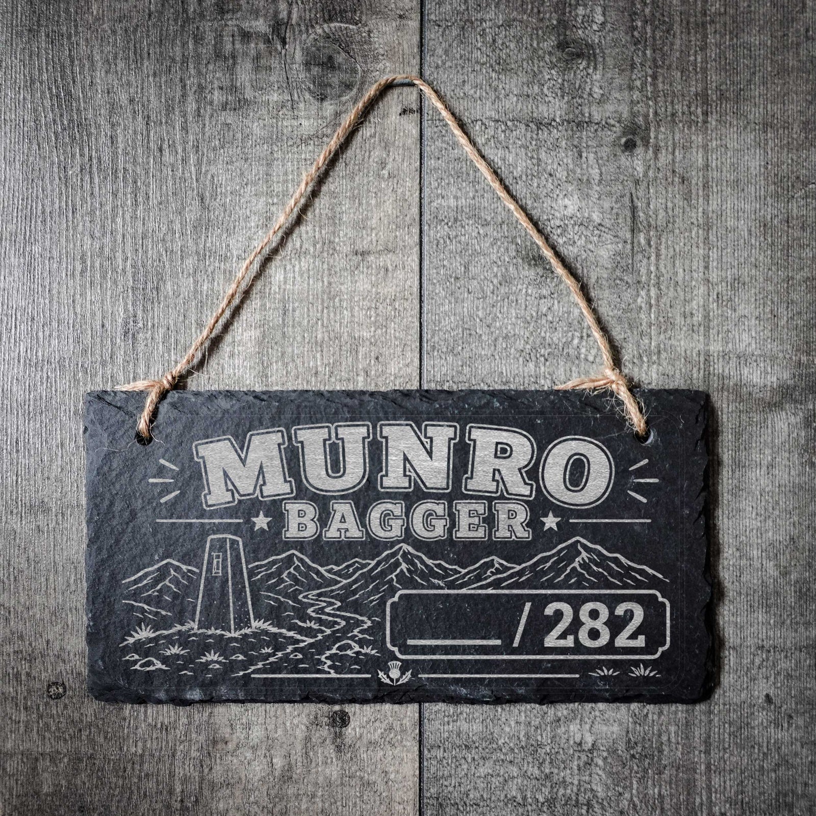 Munro Bagger Slate Tracker Board