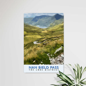 Nan Bield The Lake District Vintage Style Metal Sign | Personalised