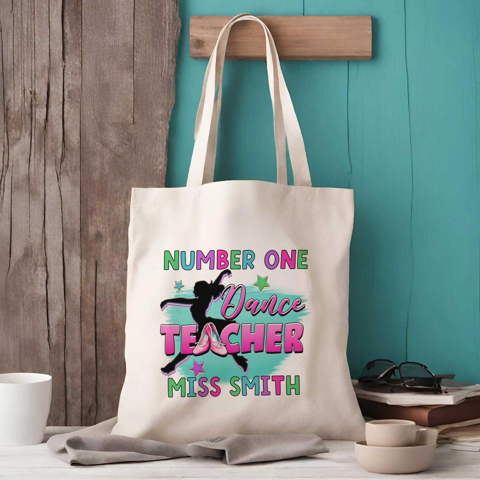 Number One Ballet Dance Teacher Tote Bag